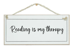 Reading is my therapy
