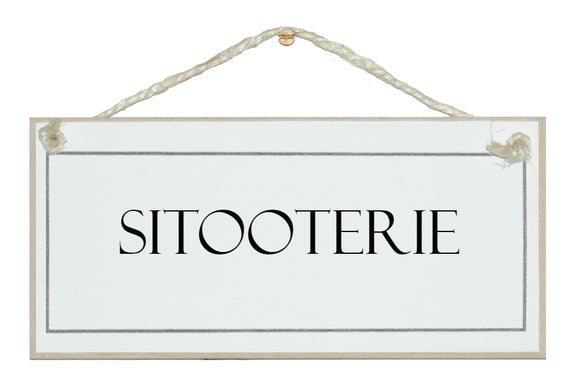Sitooterie, Scottish sign
