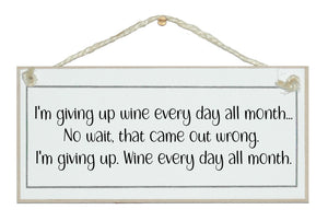 Wine every day...