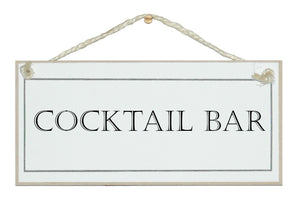 Cocktail Bar sign