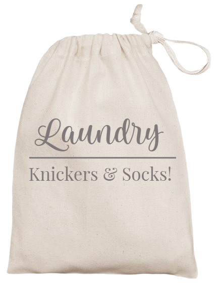 Knickers & Socks travel laundry bag