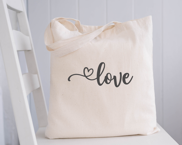 love design Natural Tote Bags