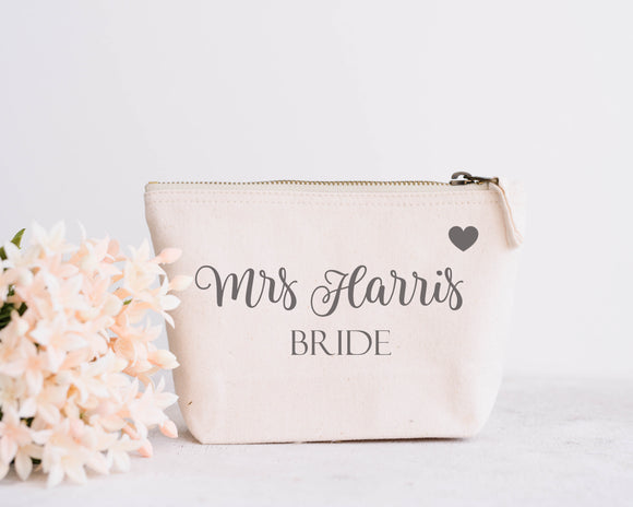 Personalised Bride Tribe Make Up Bags