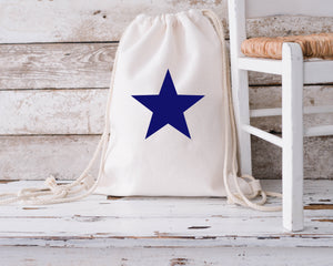 Star Design Canvas Gymsac Bags