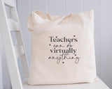 Teacher/School theme Natural Tote Bags