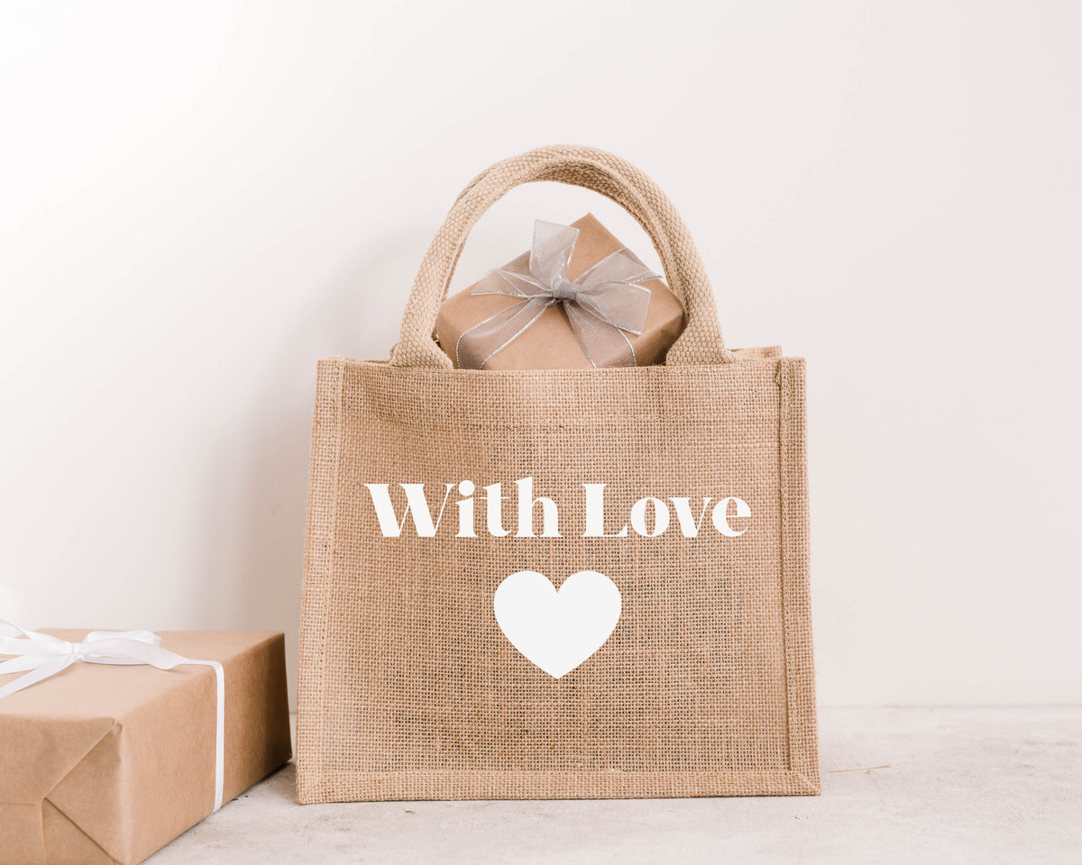 With Love. Mini Jute Bags Crafty Clara