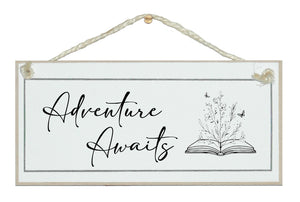 Adventure Awaits book sign