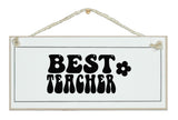Retro Teacher Signs