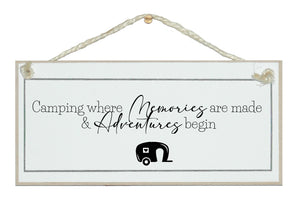 Camping where memories are made...