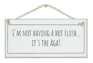 I'm not having a hot flush...