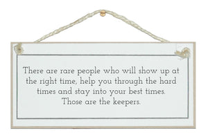 Keepers...