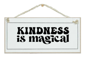 Kindness is magical retro