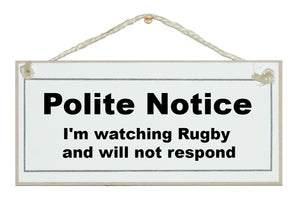 Polite notice...