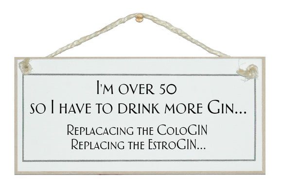 Replacing the Gin....