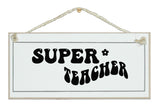 Retro Teacher Signs