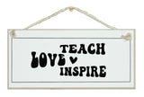 Retro Teacher Signs