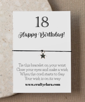 Landmark Special Birthday Wish Star Bracelets