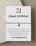 Landmark Special Birthday Wish Star Bracelets