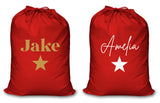Personalised Red Christmas Sack