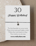 Landmark Special Birthday Wish Star Bracelets