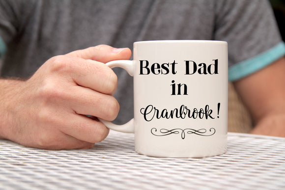 Bespoke Best Dad in...! mug