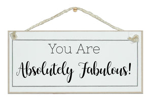 You are Ab' Fab'