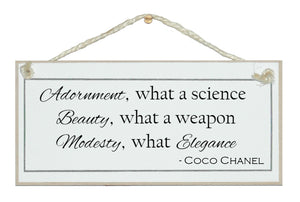 Adornment...Coco Chanel