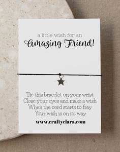 Amazing Friend Star Bracelet