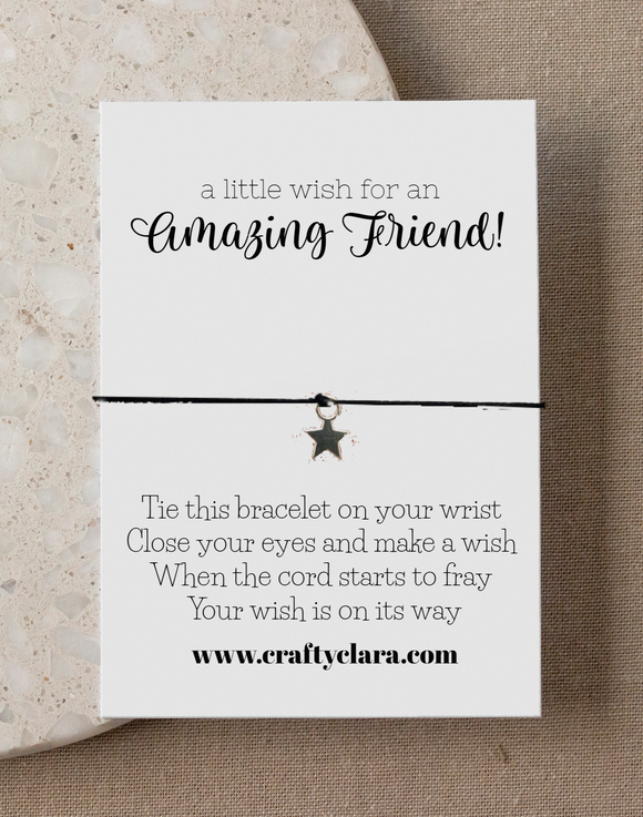 Amazing Friend Star Bracelet