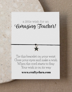 Amazing Teacher/TA Star Bracelets