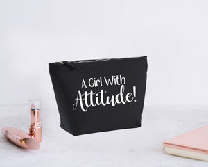 A girl with attitude. Make up bag