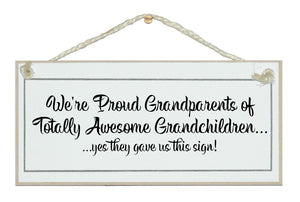 Proud Grandparents, awesome Grandchildren