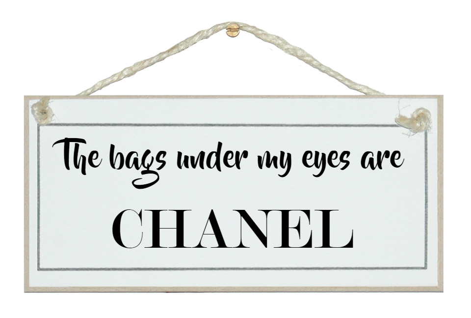 The bags under my eyes are chanel Graphic T-shirt