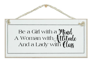 ...a lady with class