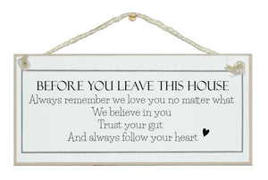 Before you leave...sign