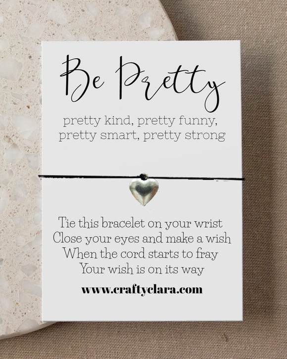 Be Pretty Heart Bracelet