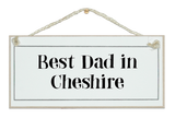 Best Dad in...! Sign
