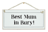 Best Dad in...! Sign
