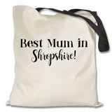 Personalised Best Mum in...tote bags