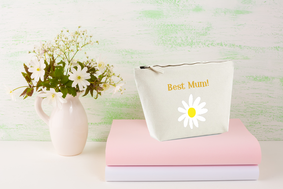 Best Mum & Daisy. Natural Make Up Bag