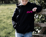 Personalised initials hoodies