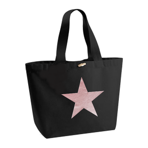 Rose Gold Star Design Marina Bags