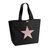 Rose Gold Star Design Marina Bags