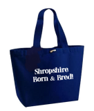 Bespoke area Born and Bred canvas marina bags