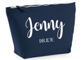 Personalised Bride Make Up Bag
