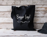 Northern phrases Black Tote Bags