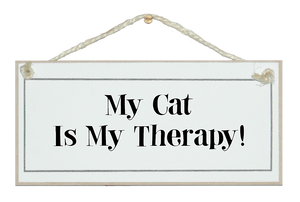 Cat is my therapy...