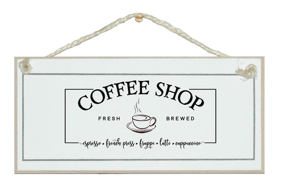Coffee Shop....vintage style sign