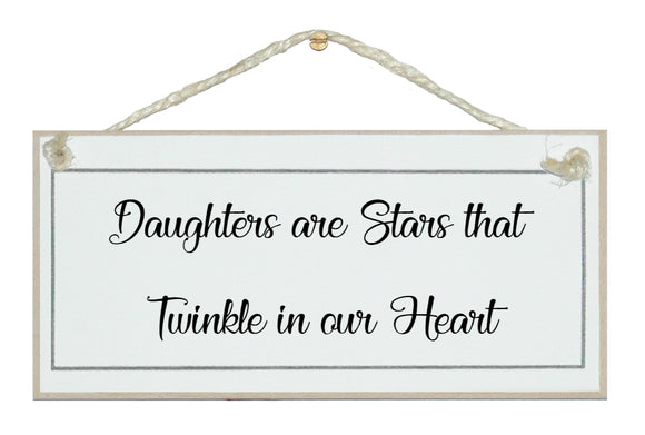 Daughters are stars...