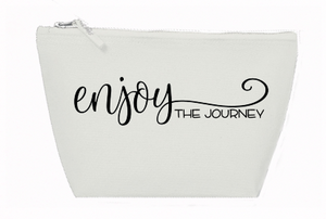 Enjoy the journey. Off-White Make Up Bag